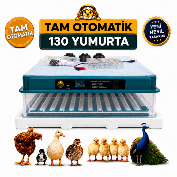 (WZ-R130 INCUBATOR) 130 Yumurta Kapasiteli Tam Otomatik Kuluçka Makinesi