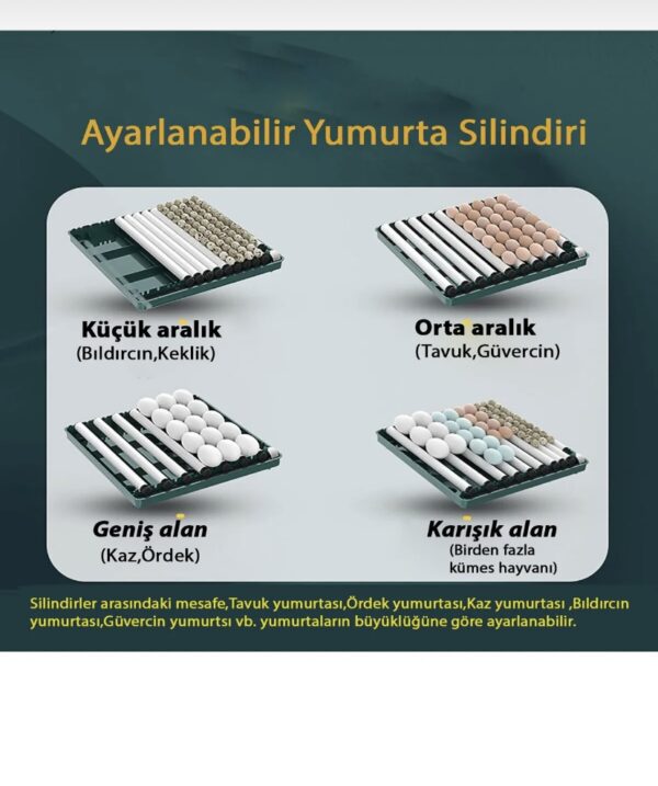 (WZ-R130 INCUBATOR) 130 Yumurta Kapasiteli Tam Otomatik Kuluçka Makinesi